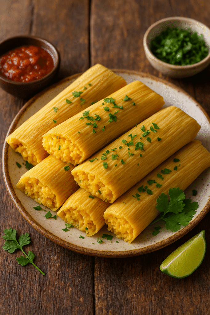 Receta de Tamales de Elote
